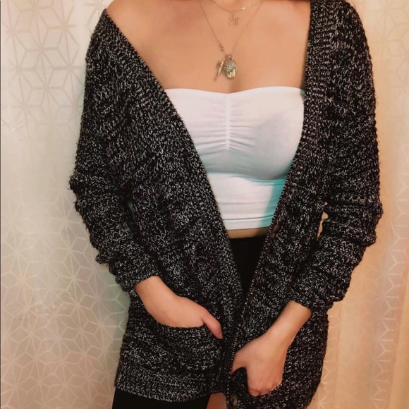 Salt and pepper loose cardigan - Picture 1 of 1
